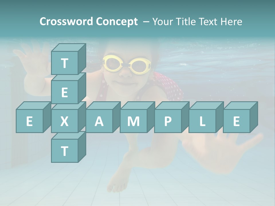 Dive Cheerful Cute PowerPoint Template