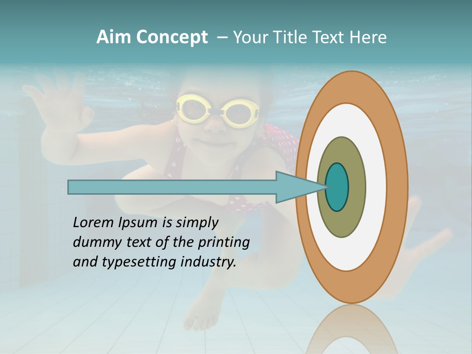 Dive Cheerful Cute PowerPoint Template