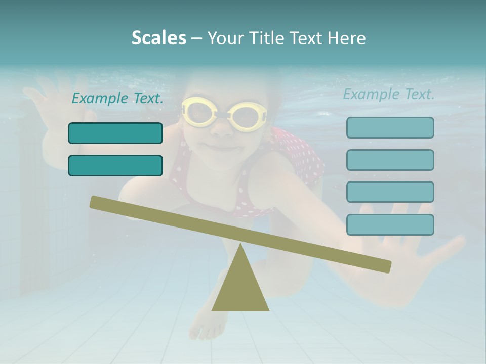 Dive Cheerful Cute PowerPoint Template