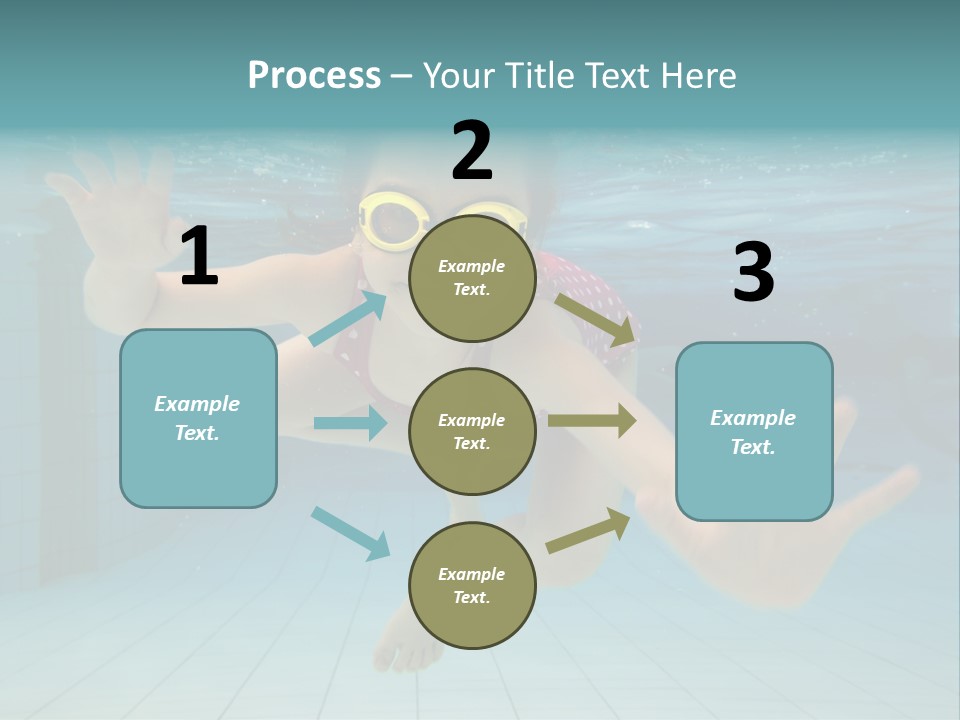 Dive Cheerful Cute PowerPoint Template