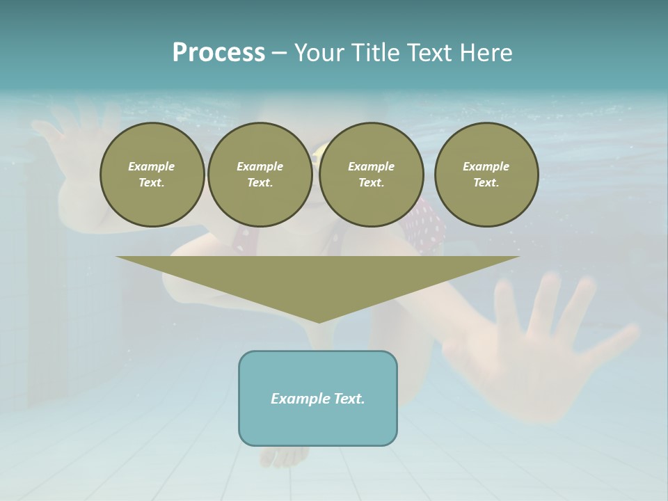 Dive Cheerful Cute PowerPoint Template