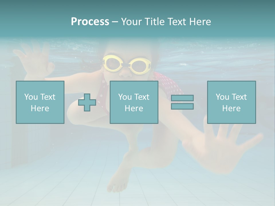 Dive Cheerful Cute PowerPoint Template