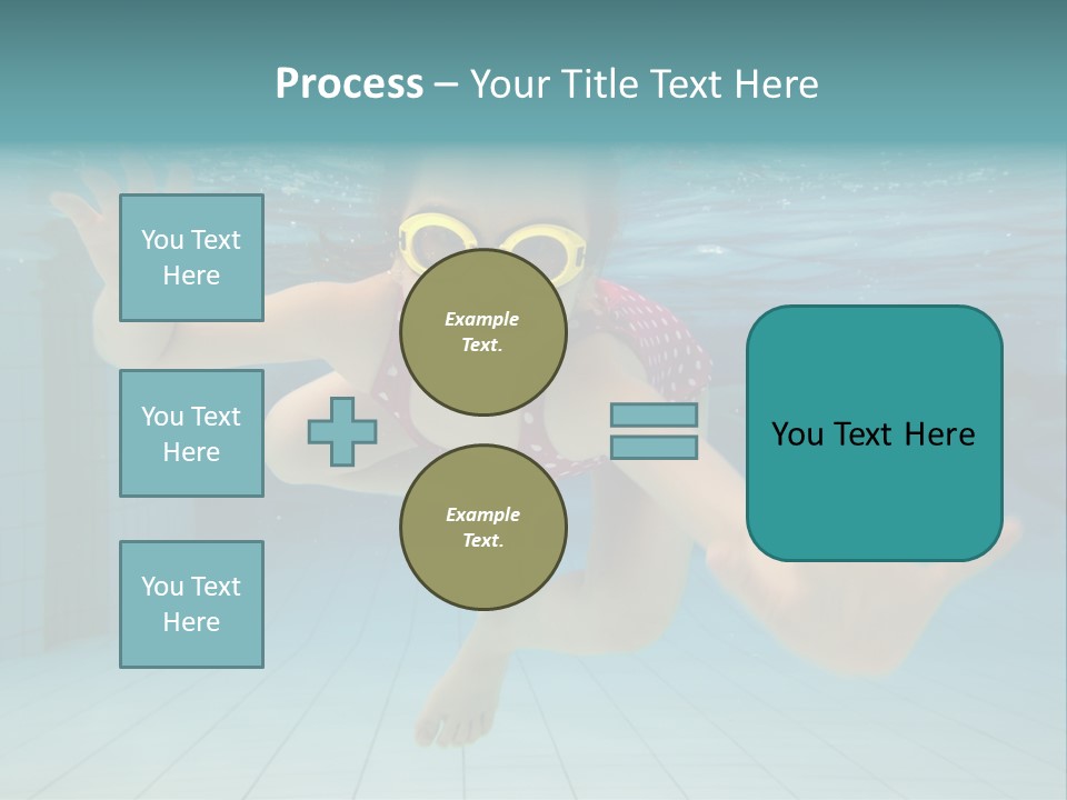 Dive Cheerful Cute PowerPoint Template