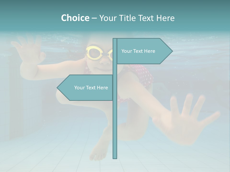 Dive Cheerful Cute PowerPoint Template