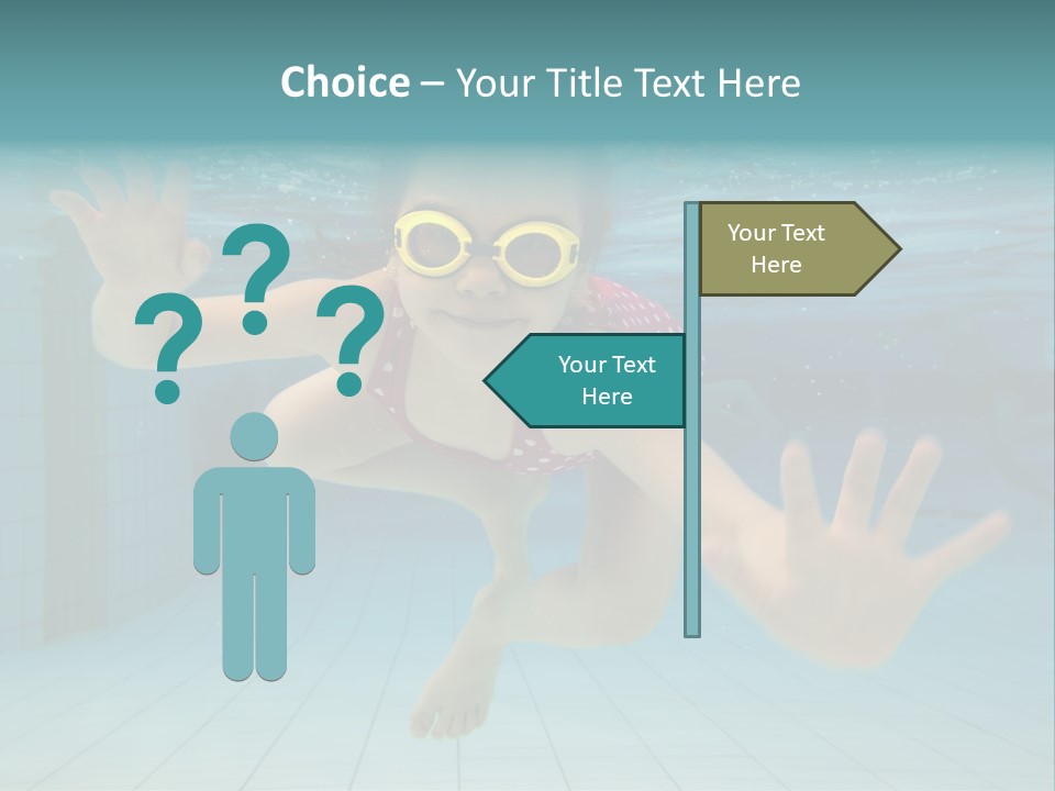 Dive Cheerful Cute PowerPoint Template