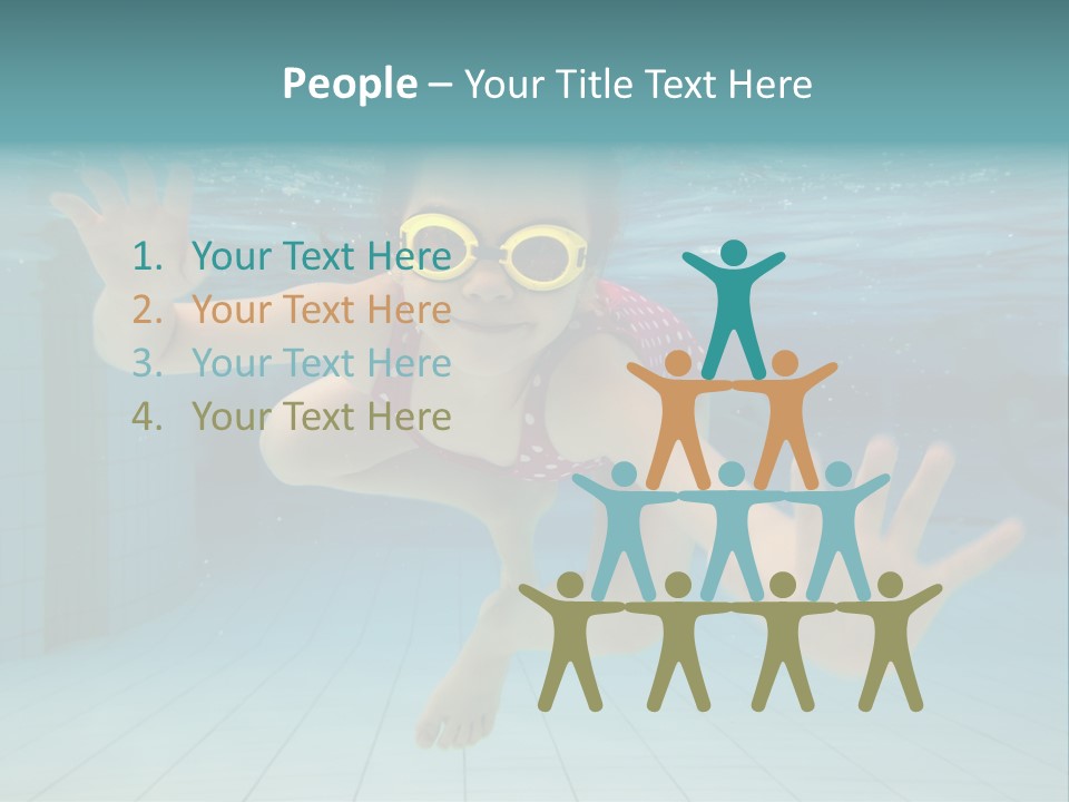 Dive Cheerful Cute PowerPoint Template