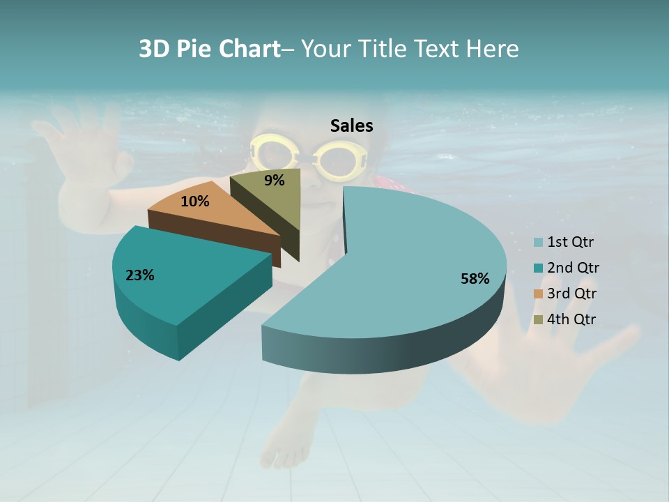Dive Cheerful Cute PowerPoint Template