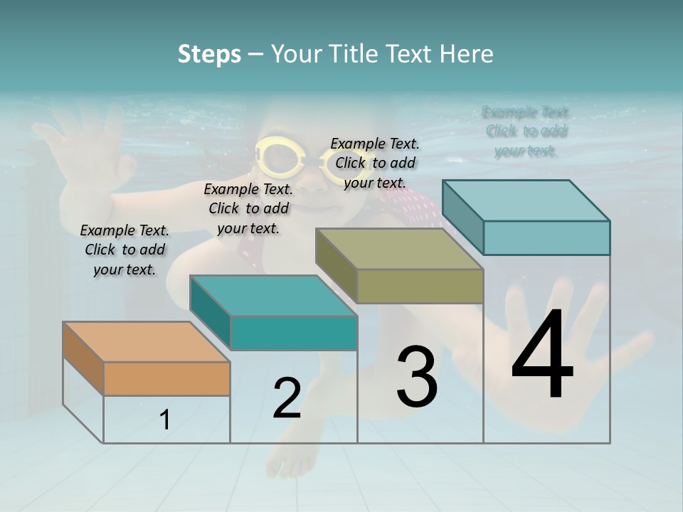 Dive Cheerful Cute PowerPoint Template