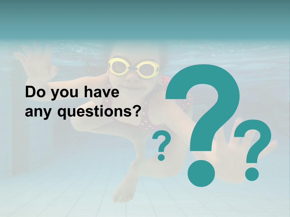 Dive Cheerful Cute PowerPoint Template