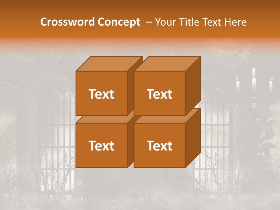 Night Moon Tree PowerPoint Template