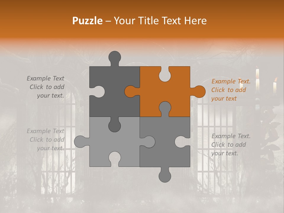 Night Moon Tree PowerPoint Template