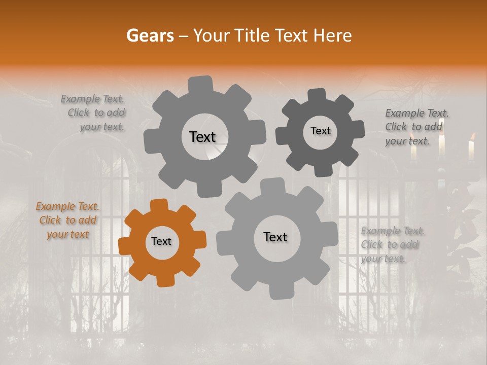 Night Moon Tree PowerPoint Template