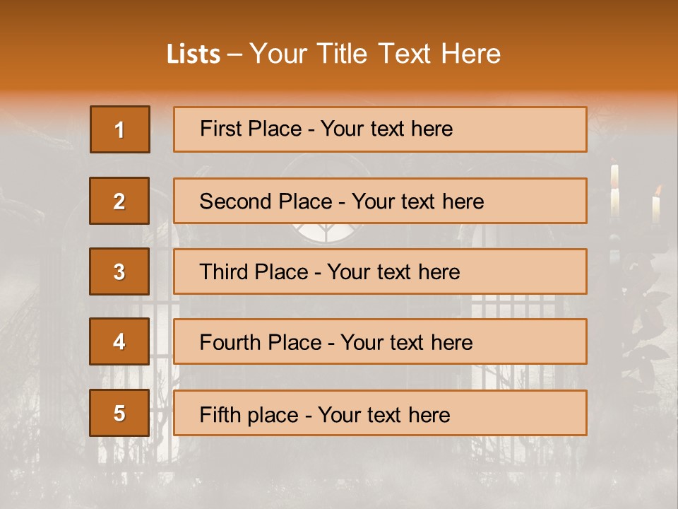 Night Moon Tree PowerPoint Template