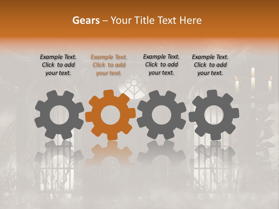 Night Moon Tree PowerPoint Template