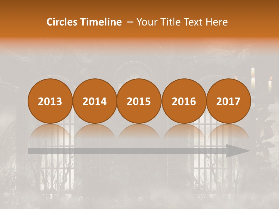 Night Moon Tree PowerPoint Template