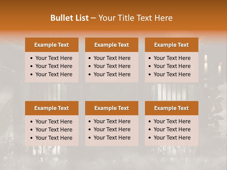 Night Moon Tree PowerPoint Template