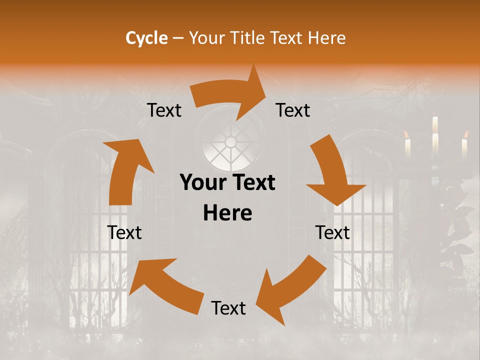 Night Moon Tree PowerPoint Template