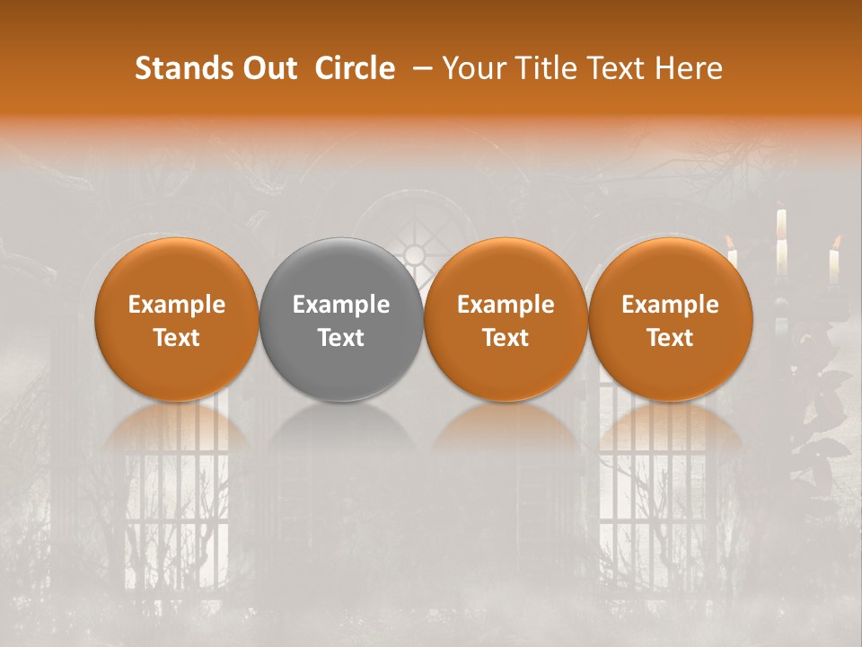 Night Moon Tree PowerPoint Template