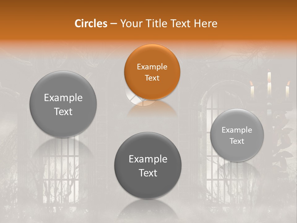 Night Moon Tree PowerPoint Template