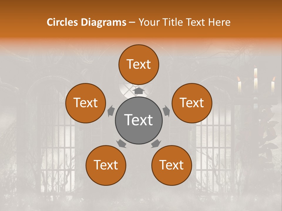 Night Moon Tree PowerPoint Template