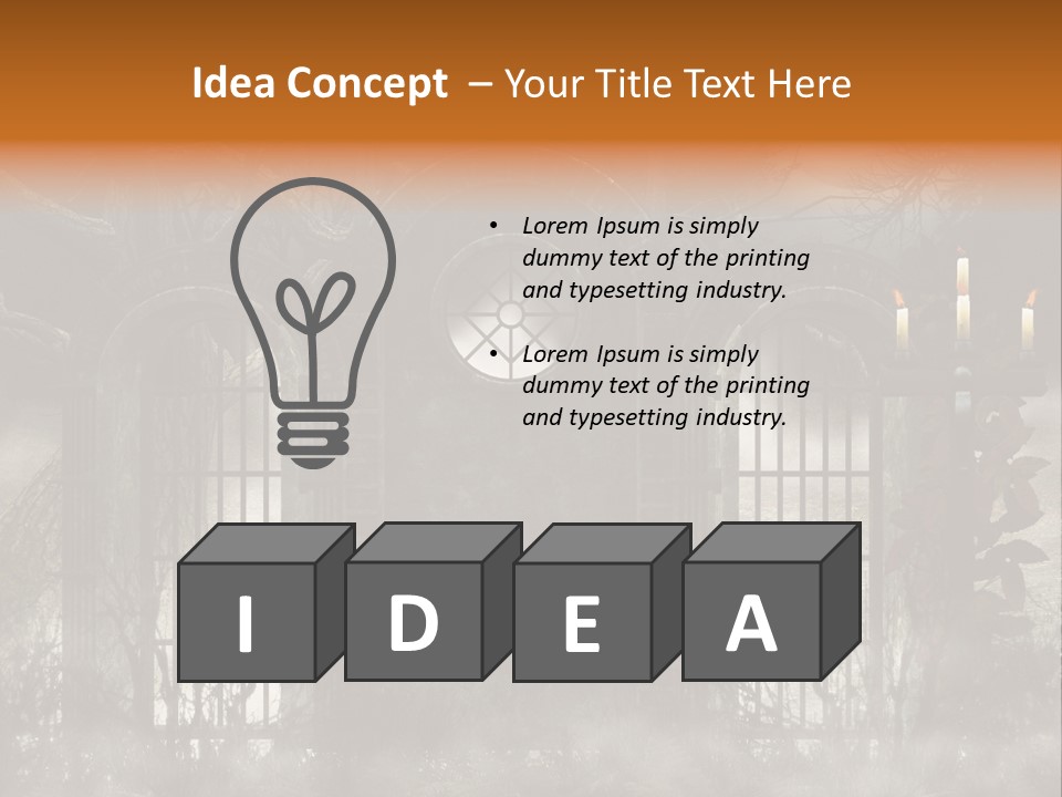 Night Moon Tree PowerPoint Template