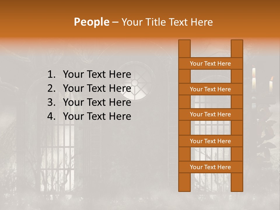 Night Moon Tree PowerPoint Template