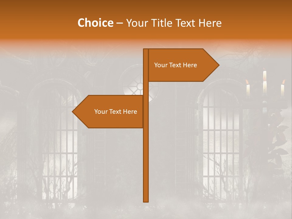 Night Moon Tree PowerPoint Template