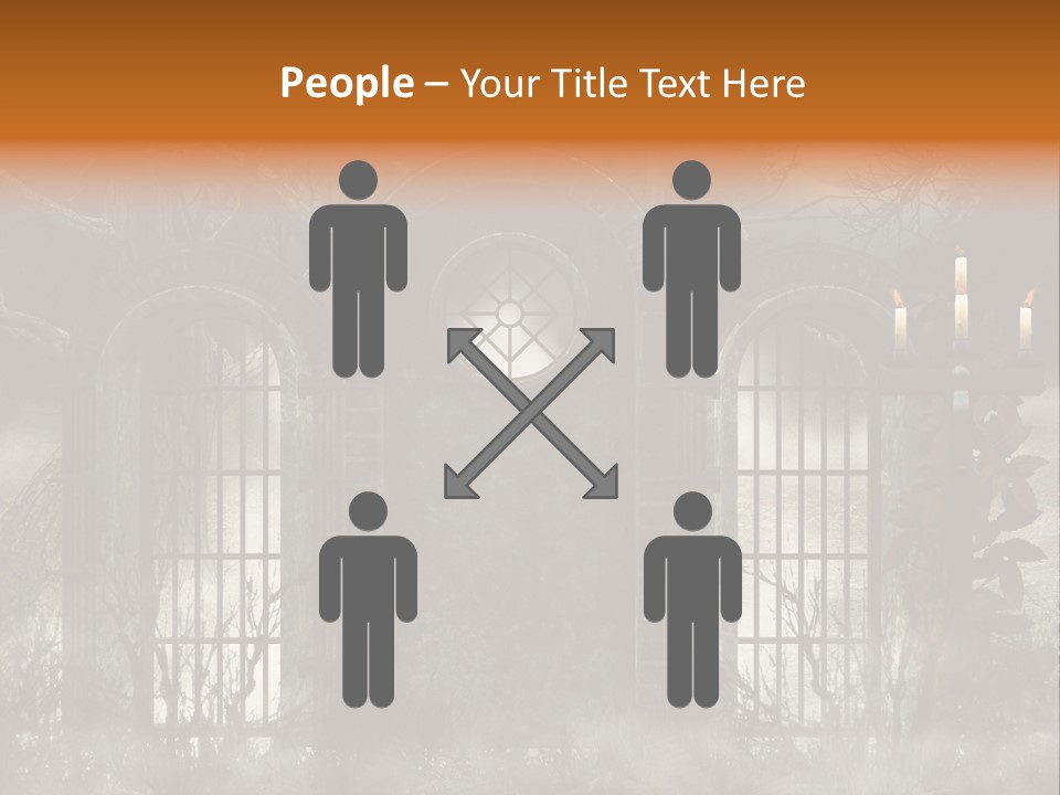 Night Moon Tree PowerPoint Template