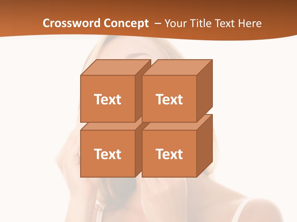 Background Puff Clean PowerPoint Template