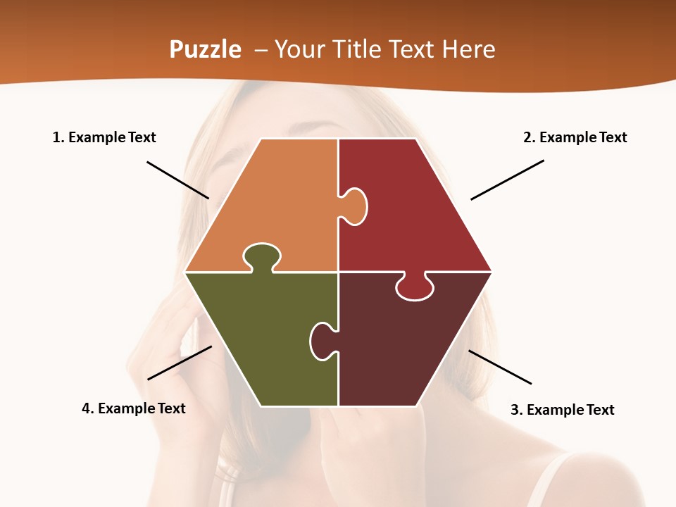 Background Puff Clean PowerPoint Template