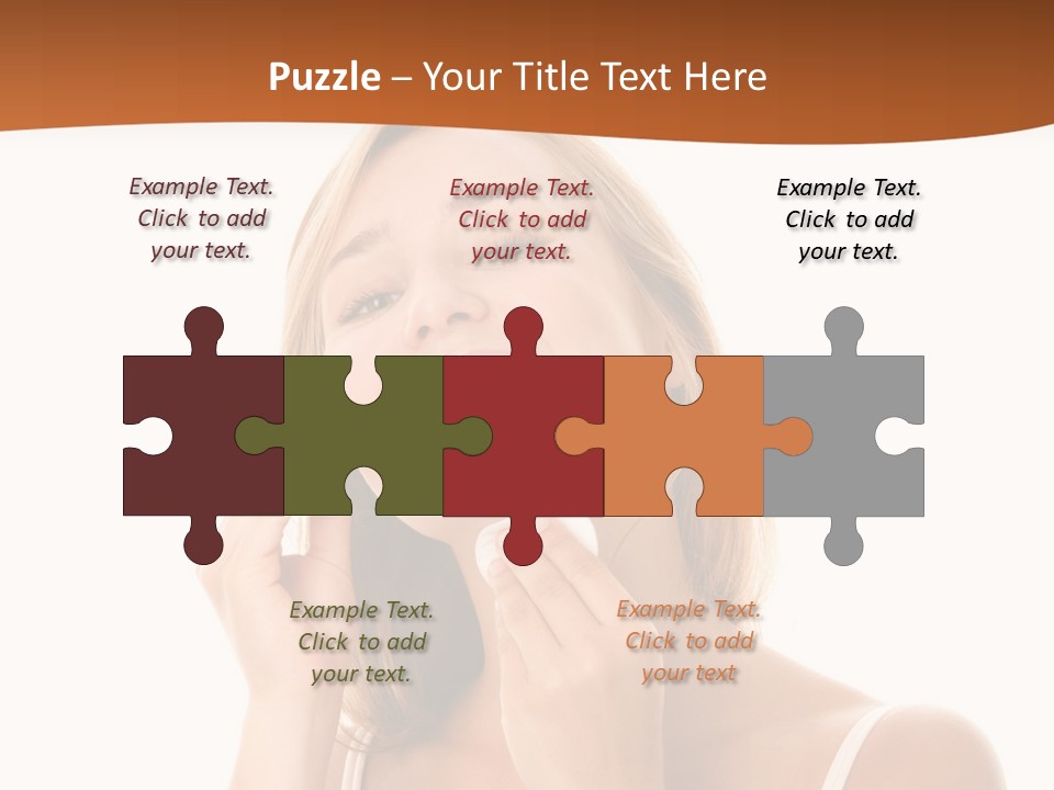 Background Puff Clean PowerPoint Template