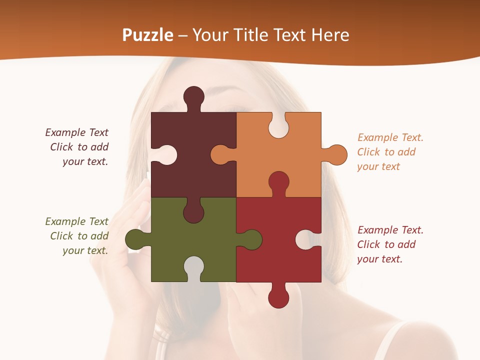 Background Puff Clean PowerPoint Template