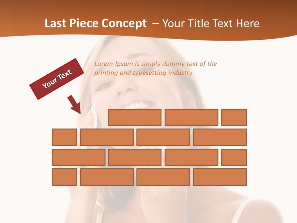 Background Puff Clean PowerPoint Template