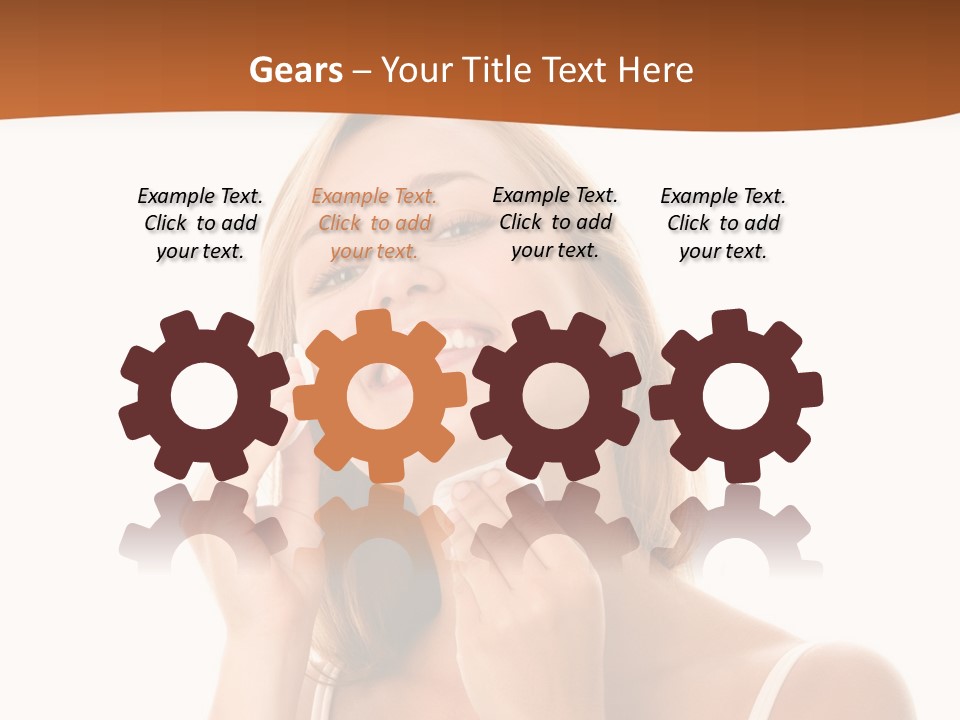 Background Puff Clean PowerPoint Template