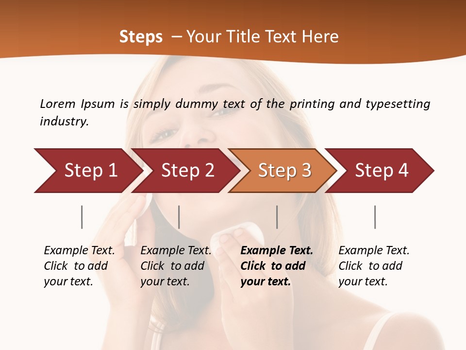 Background Puff Clean PowerPoint Template