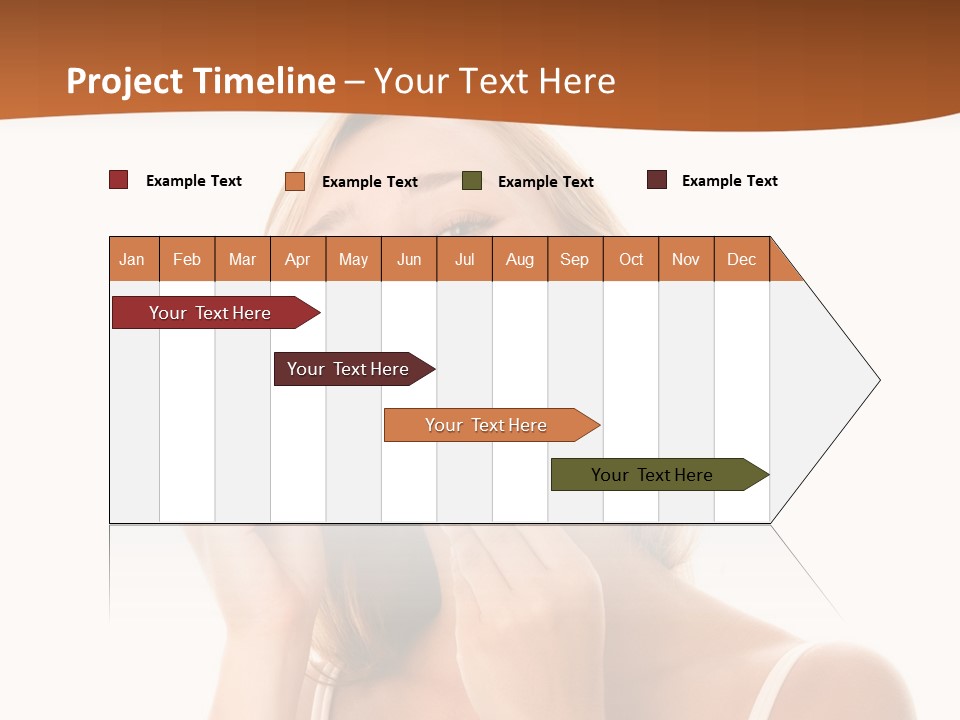 Background Puff Clean PowerPoint Template