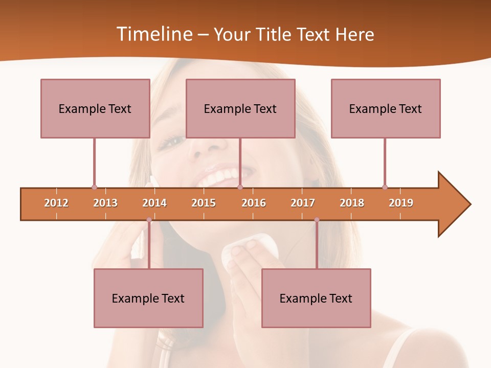 Background Puff Clean PowerPoint Template