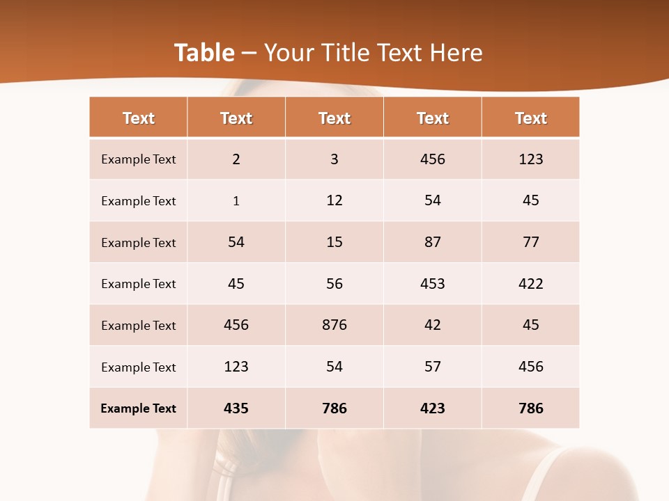 Background Puff Clean PowerPoint Template