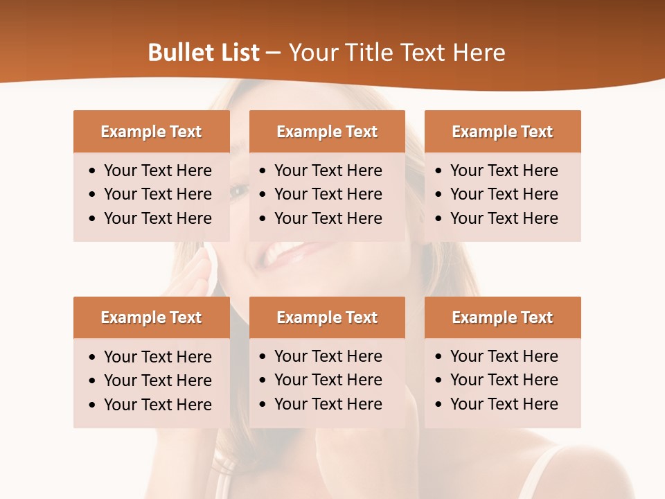 Background Puff Clean PowerPoint Template