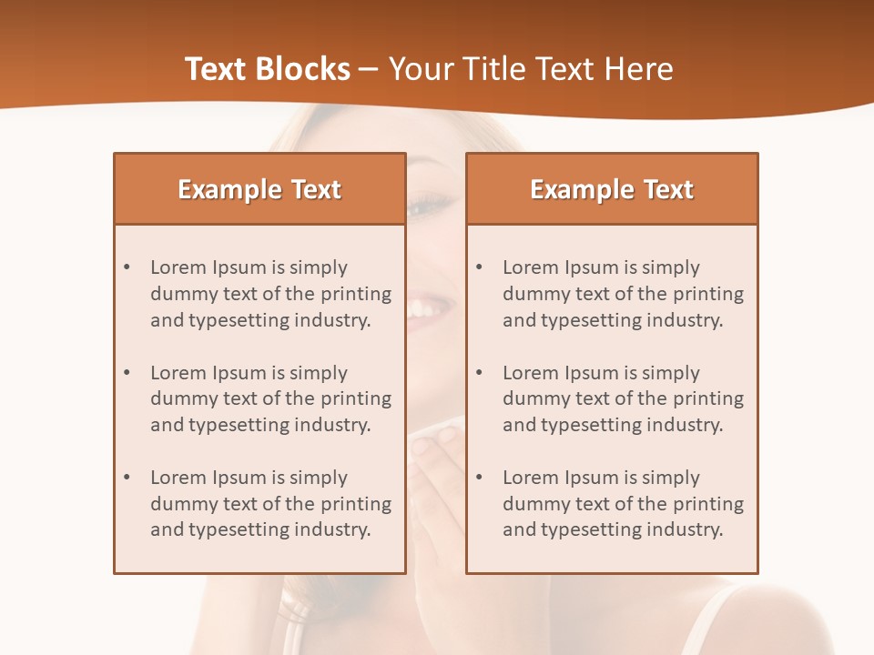 Background Puff Clean PowerPoint Template