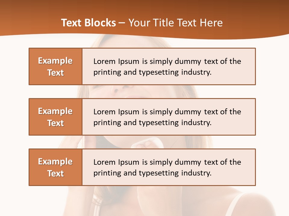 Background Puff Clean PowerPoint Template