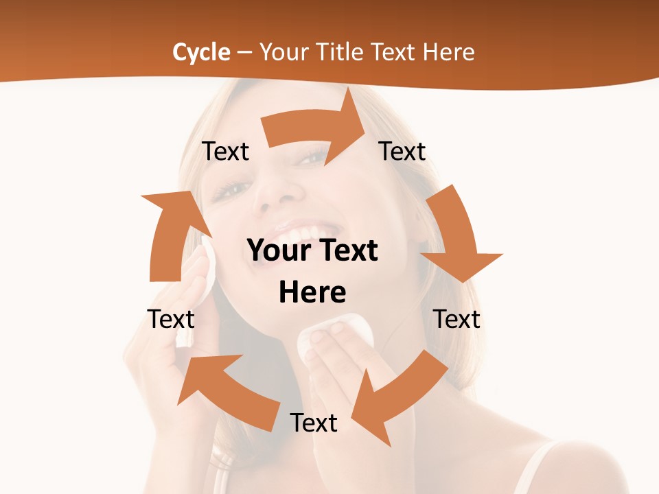 Background Puff Clean PowerPoint Template