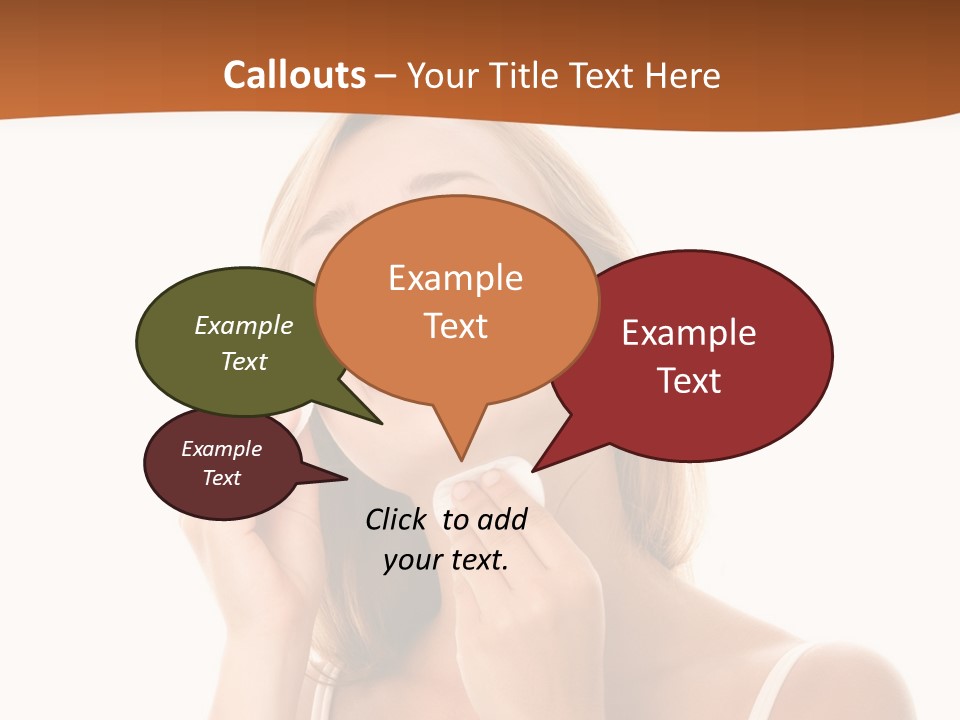 Background Puff Clean PowerPoint Template