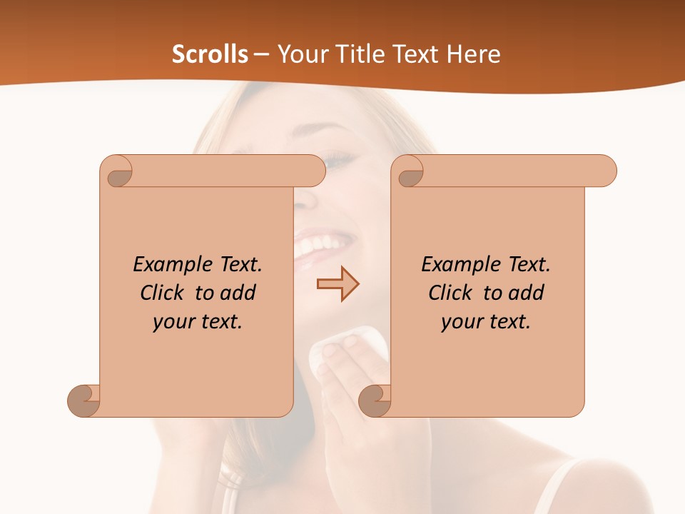 Background Puff Clean PowerPoint Template
