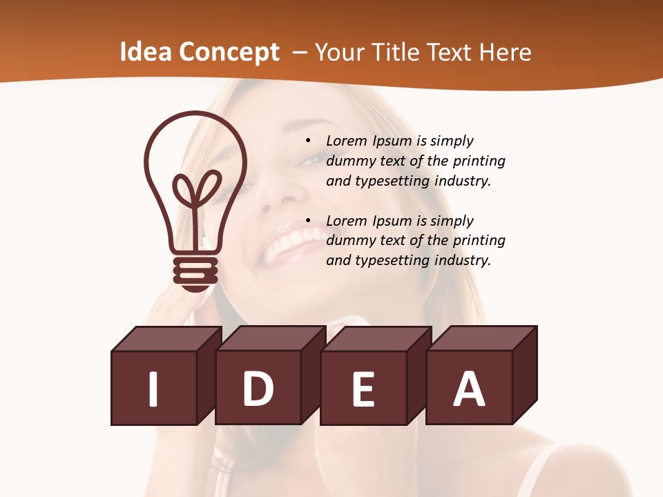 Background Puff Clean PowerPoint Template