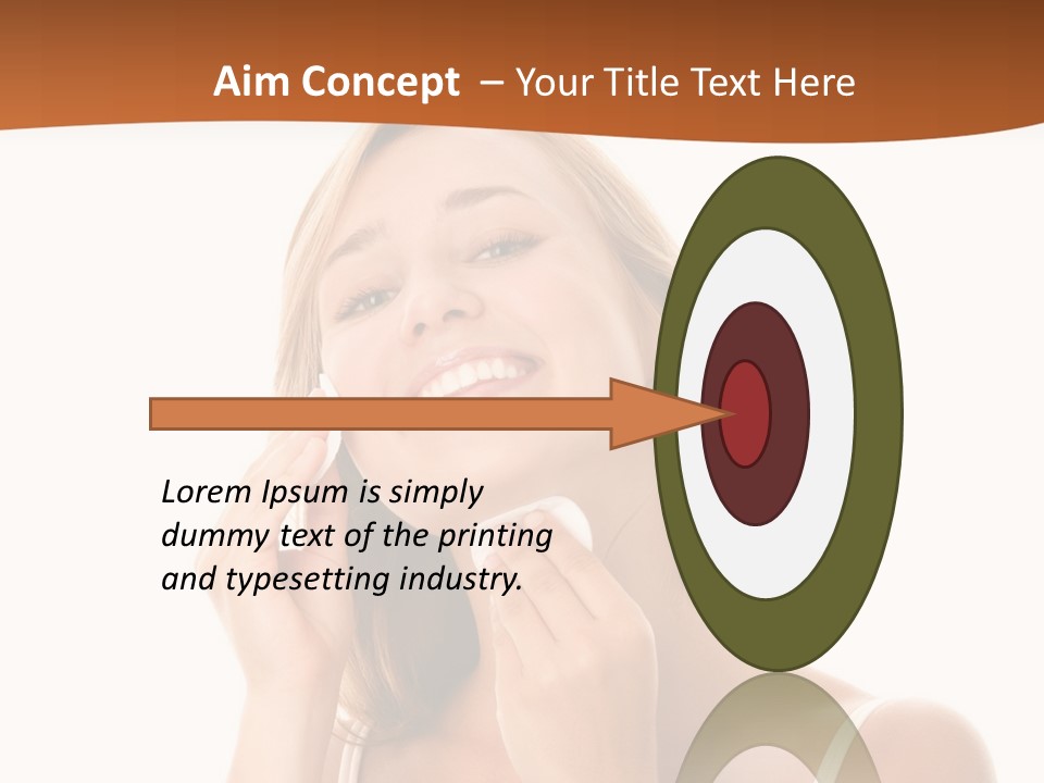 Background Puff Clean PowerPoint Template