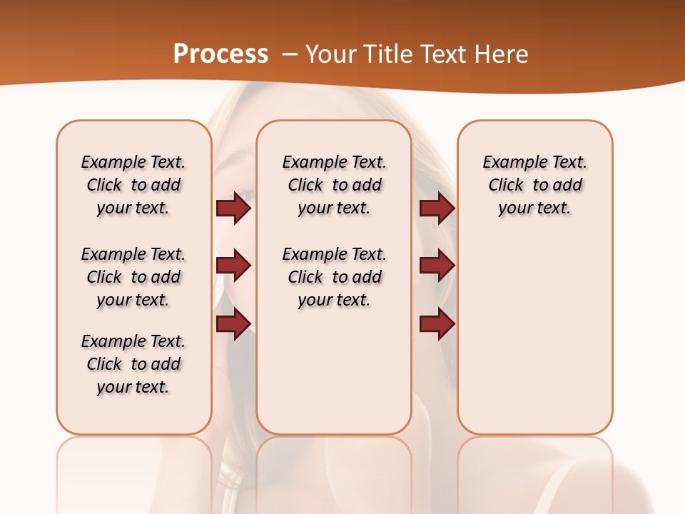 Background Puff Clean PowerPoint Template