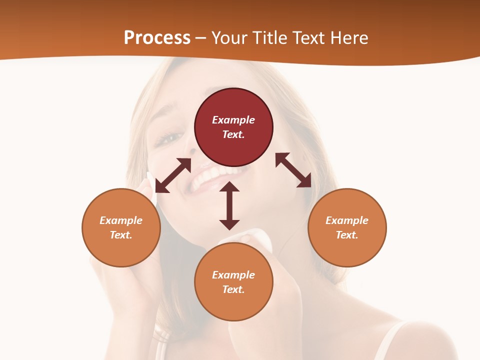 Background Puff Clean PowerPoint Template