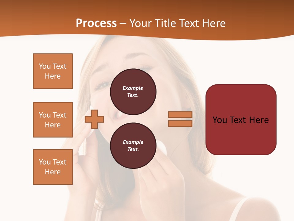 Background Puff Clean PowerPoint Template