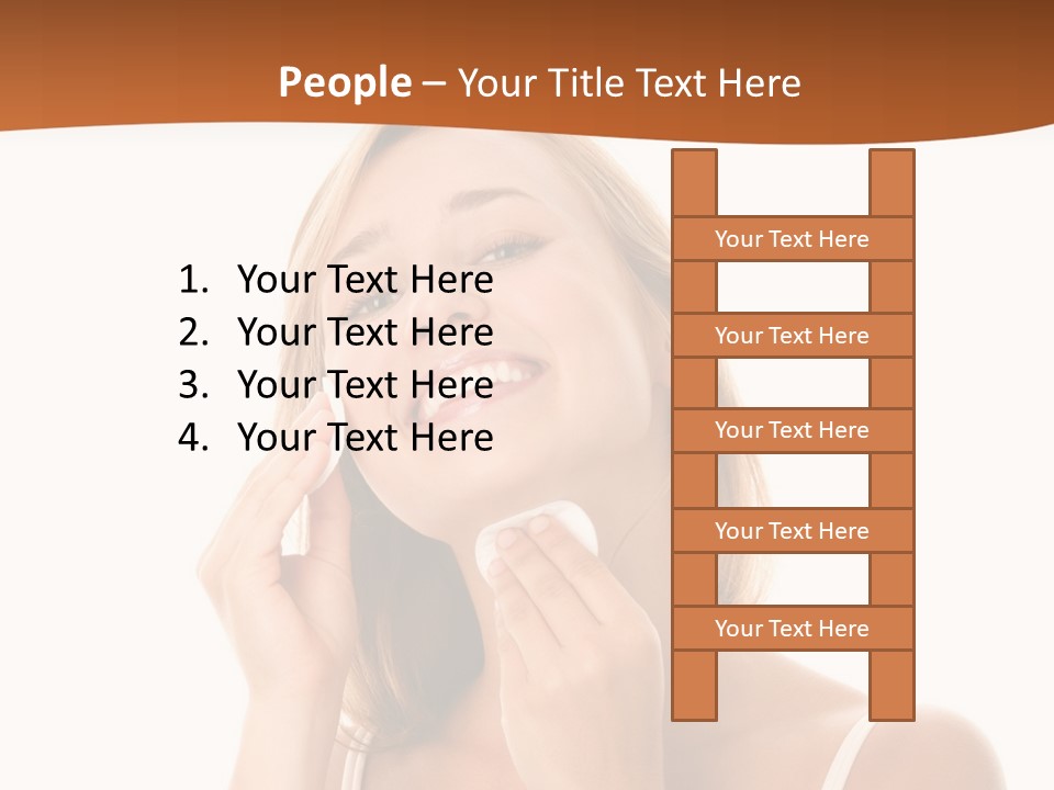 Background Puff Clean PowerPoint Template